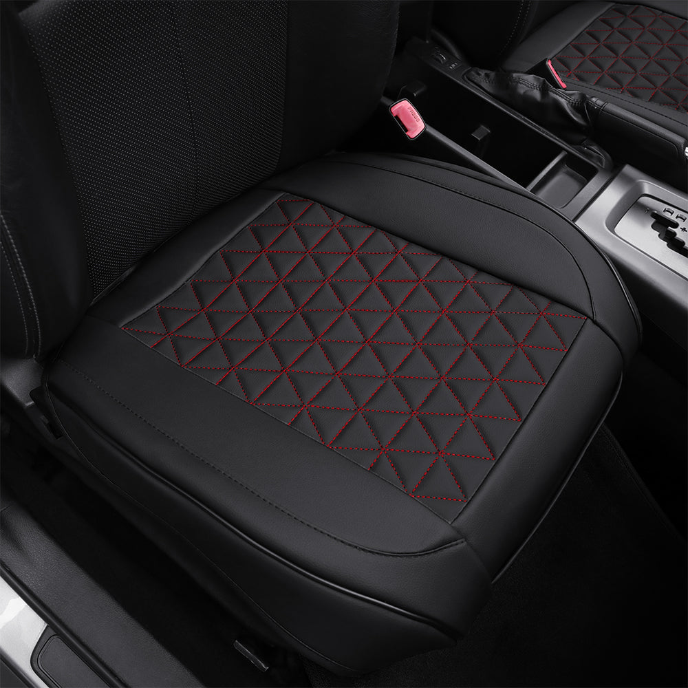 OTOEZ PU Leather Car Seat Cover Full Surround Front Rear Seat Mat Cushion Protector US