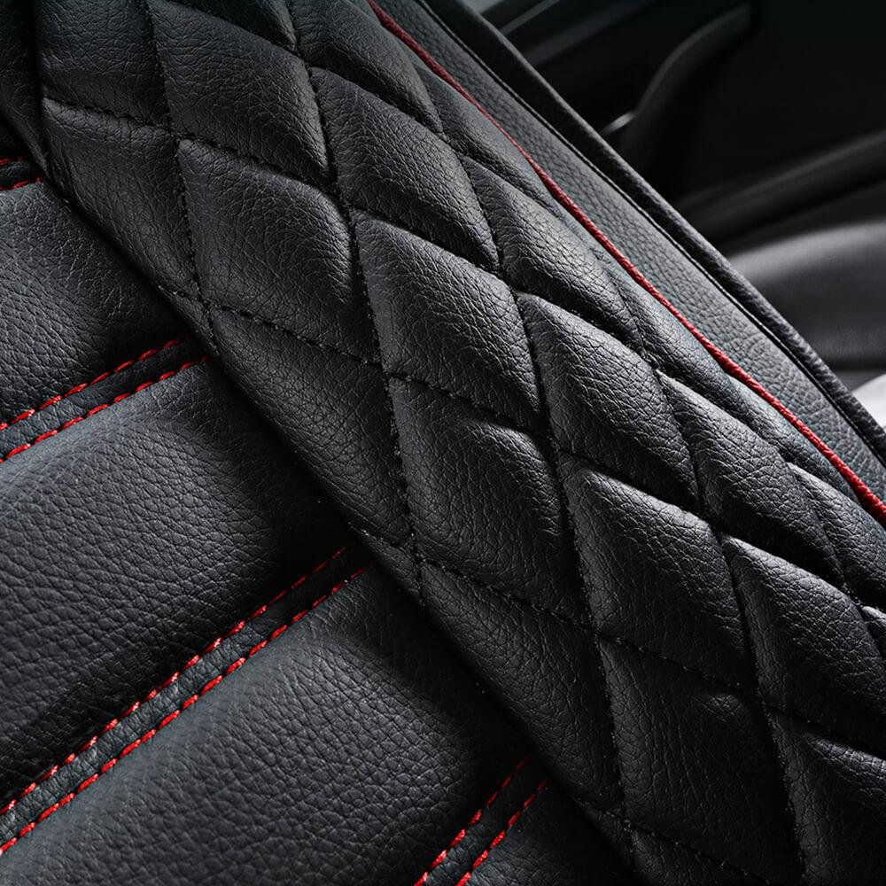 detail of 5D PU Leather Car Seat Covers