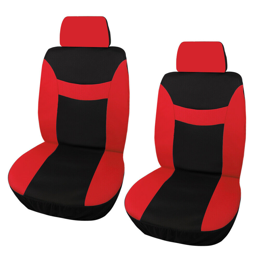 5 Seater Car Seat Covers w/ Steering Wheel Belt Pad